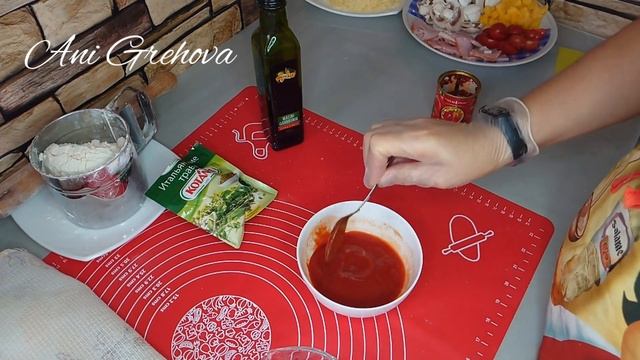 Пицца с ананасом и карбонатом. Пошаговый рецепт. ՊԻՑՑԱ ԽՄՈՐ смотреть онлайн