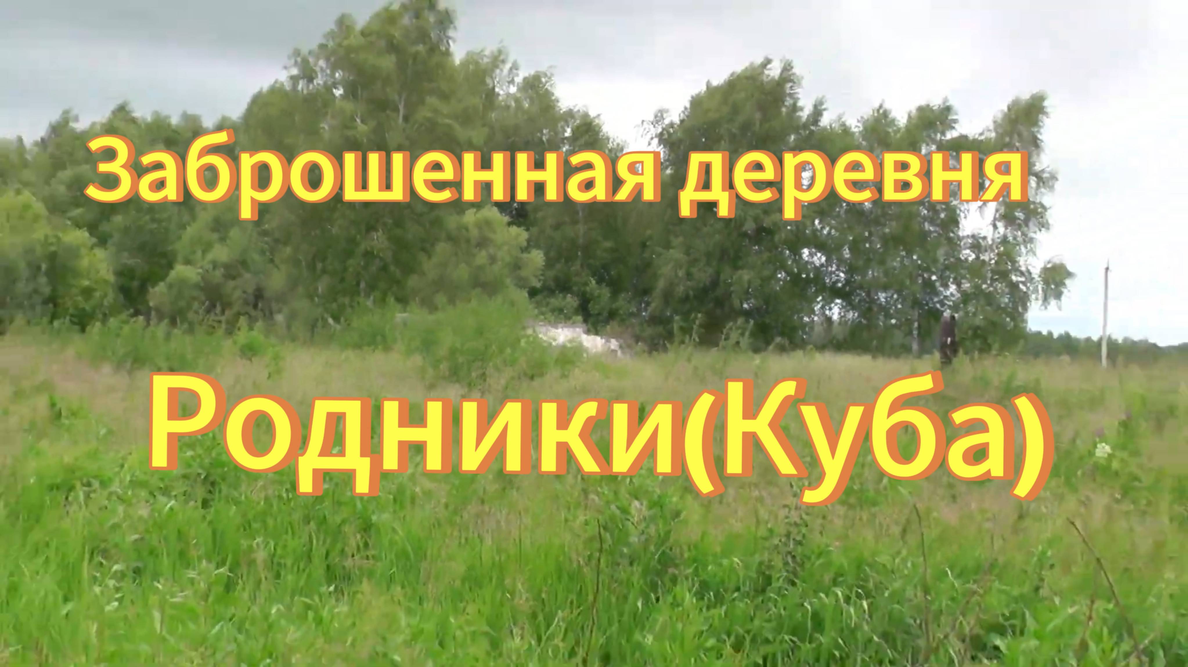 Путешествие в прошлое заброшенная деревня Родники(Куба). Новосибирская область. Тогучинский район. смотреть онлайн