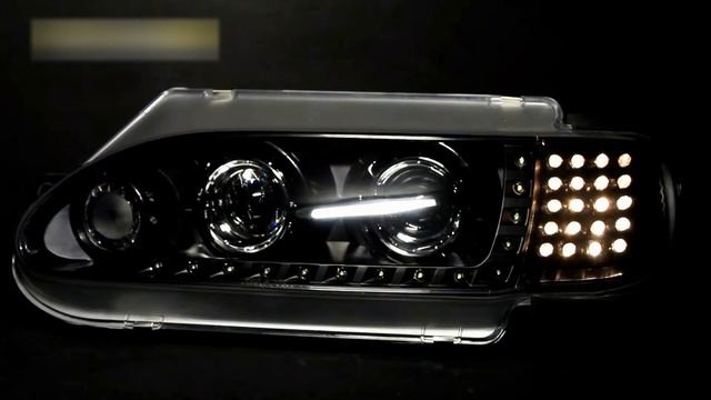 Тюнинг фары ВАЗ 2115 с ходовыми огнями