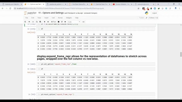 10 - Pandas - Options and Settings ! смотреть онлайн