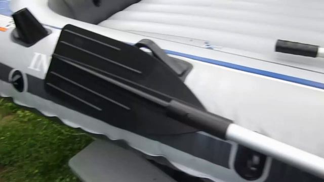 Intex Excursion 5 Inflatable Boat with Motor смотреть онлайн