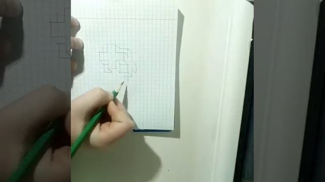 Как нарисовать объемный крест. смотреть онлайн