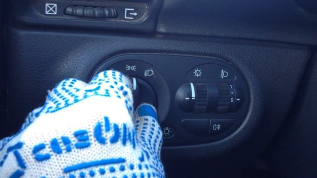 Как включить габариты, ближний и дальний свет фар на Ладе Калине смотреть онлайн