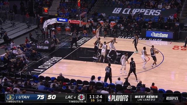 Donovan Mitchell hits a DEEP 3 over multiple defenders 😮 Jazz vs Clippers Game 6 смотреть онлайн