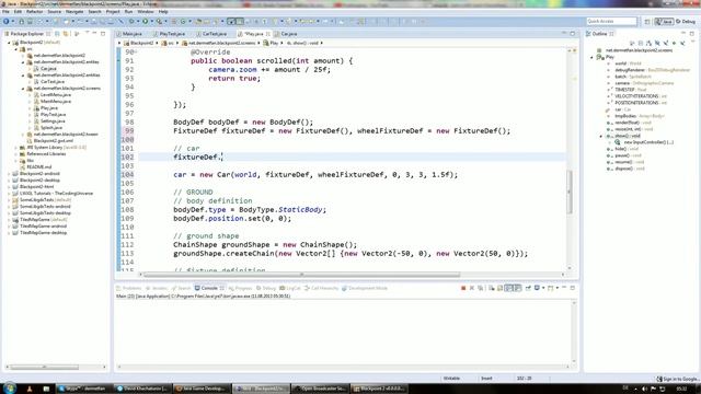 Java Game Development (LibGDX) | Episode 20 - a basic car in Box2D смотреть онлайн