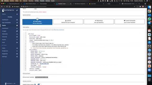 Dockerman desplegando una plataforma voip billing con microservicios by iPERFEX - Techxpert.guru смотреть онлайн