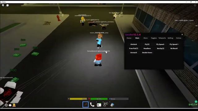 Roblox Da Hood Script (AimLock, Reach, Invisible, FreeFist) смотреть онлайн