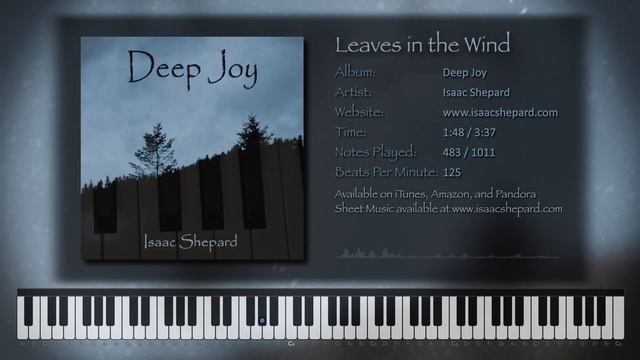 How-to-Play: "Leaves in the Wind" by Isaac Shepard (from "Deep Joy" solo piano CD) смотреть онлайн