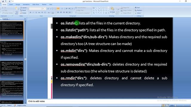 33. os module and its functions with examples---- Python programming смотреть онлайн