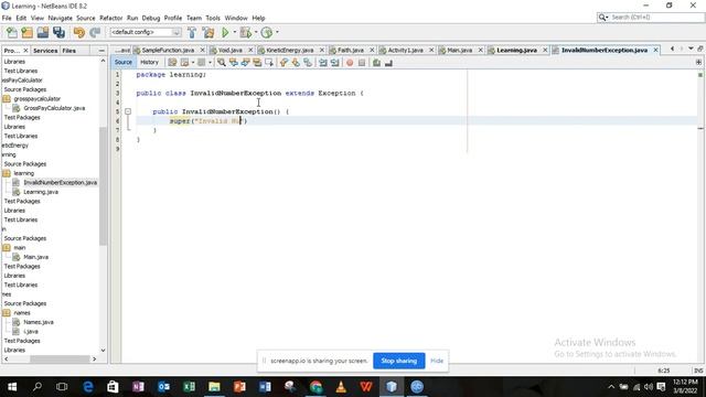 Java Exception смотреть онлайн