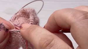 МК Ажурные носки спицами с руликом и рюшей