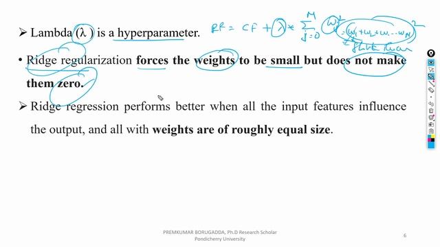 Lecture-29: Ridge Regression (L2 Regularization) смотреть онлайн