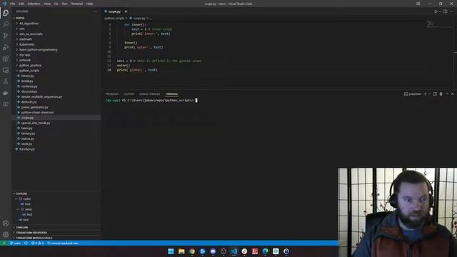 4.3 - Learn Python: Function Scopes смотреть онлайн