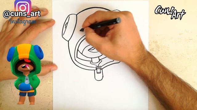COMO DIBUJAR A LEON / BRAWL STARS / how to draw leon смотреть онлайн