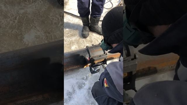 Самоделка для резки трубы 219мм смотреть онлайн