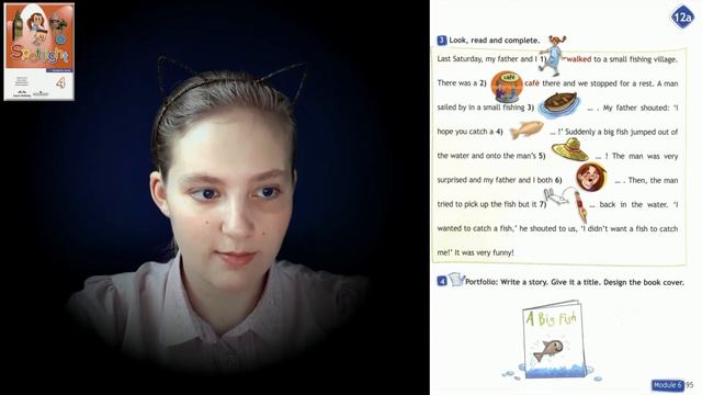 Spotlight 4, Module 6, 12a, ex. 3-4. Делаем домашку вместе - заполняем пробелы и пишем историю! смотреть онлайн