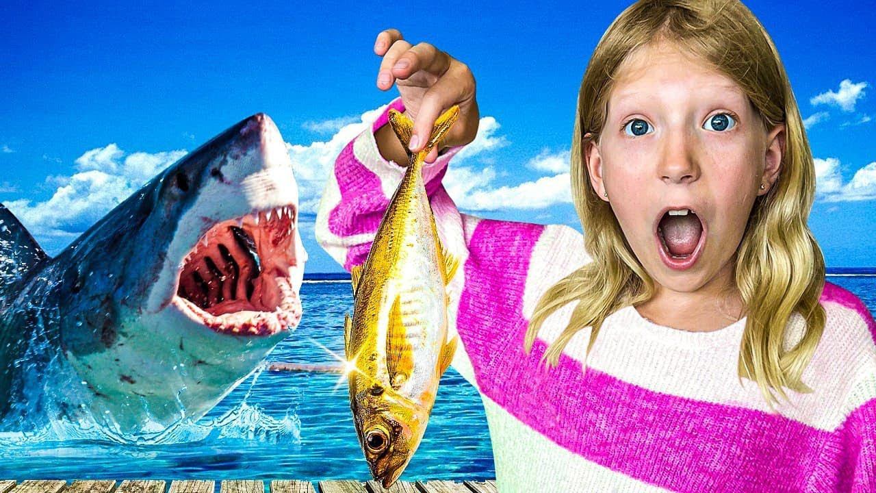 МИЛАНА КОРМИТ АКУЛ! наш влог смотреть онлайн