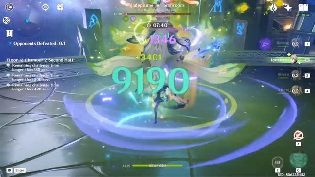 The (づ｡◕‿‿◕｡)づ girls from Genshin Impact | Spiral Abyss Floor 12 Second Half смотреть онлайн