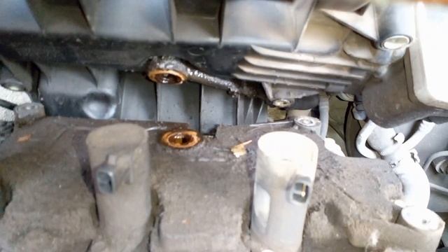 рено флюенс течь масла из под впускного коллектора смотреть онлайн