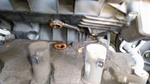 рено флюенс течь масла из под впускного коллектора