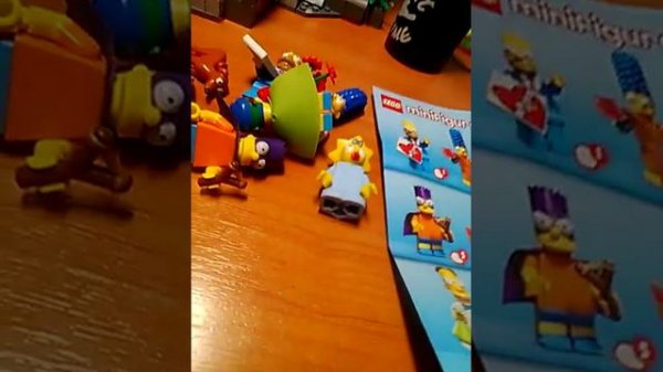 обзор на минифигурки лего симпсоны