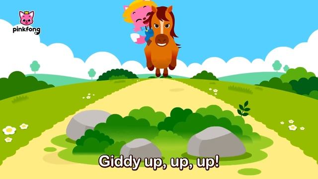 I am a Rocket Horse! | Giddy up, up up! | The Horse Song | Farm Animals Songs | Pinkfong Songs смотреть онлайн