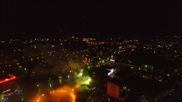 День шахтера. Праздничный салют. Красиво, ярко, незабываемо! смотреть онлайн