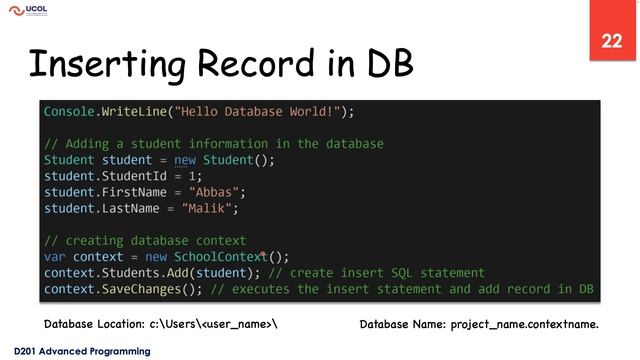 D201 Advanced Programming - Lecture 13 смотреть онлайн