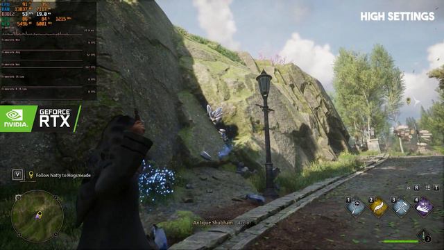 Hogwarts Legacy on RTX 3060 Laptop & Ryzen 7 5800h смотреть онлайн