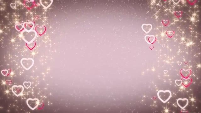 ФУТАЖ Фон с сердечками смотреть онлайн