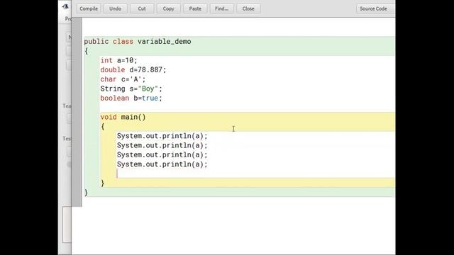 Java for beginners_2: How to declare variables in Java and print values. смотреть онлайн
