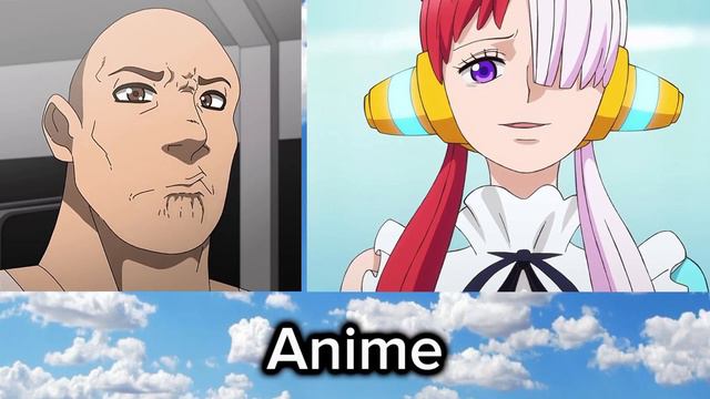 Anime(One Piece) vs Reddit | The Rock Reaction Meme смотреть онлайн