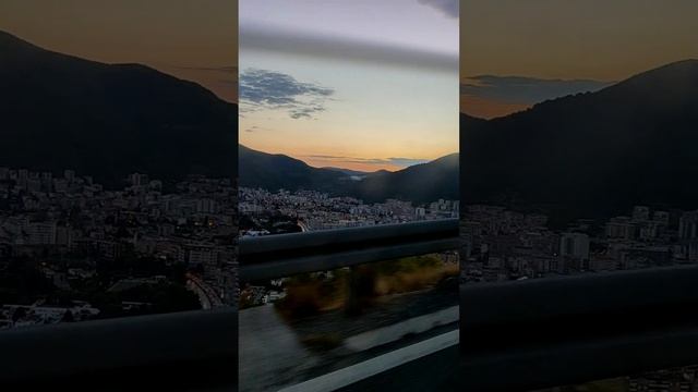 Дорога в Пржно, Каменово. Закат в Черногории 2022г. смотреть онлайн