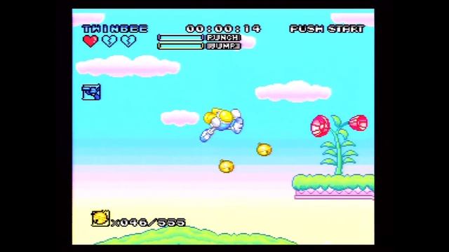 Pop'n TwinBee: Rainbow Bell Adventures Gameplay | SNES смотреть онлайн