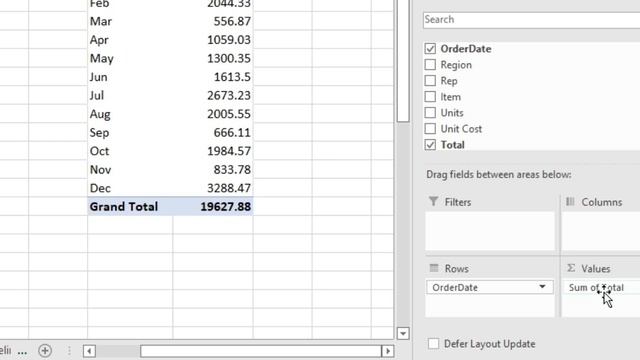 Summarize Sales Data by Year or Month or Quarter using Pivot Table Analyze смотреть онлайн