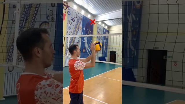 Как правильно бить по мячу ? ??#подача #volleyball #волейбол #атака смотреть онлайн