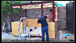 Беседка из бруса своими руками ВИДЕО Как сделать беседку за один день