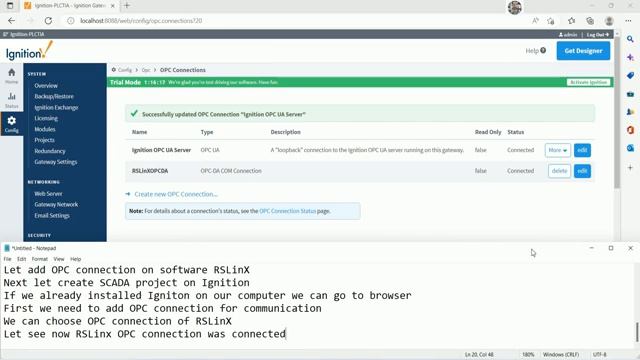 Ignition SCADA connect with Allen Bradley Studio 5000 simulation without using any PLCs hardware EP смотреть онлайн