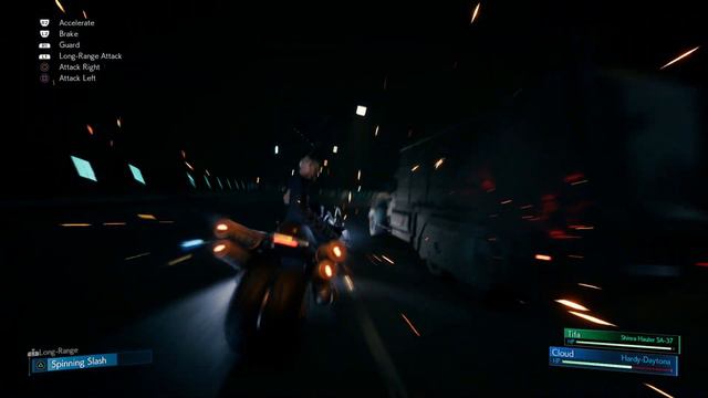 Final Fantasy VII: Remake (PS4) Iconic Crazy Motorcycle Chase Scene IN HIGH DEFINITION HD 1080p