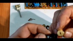 ВЕГА 50У-122С ремонт регулятора громкости.
