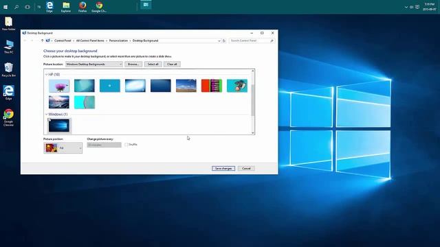 WIndows 10 - Set a Different Background for Each Monitor смотреть онлайн