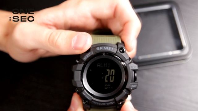 Обзор и настройка SKMEI 1358 смотреть онлайн