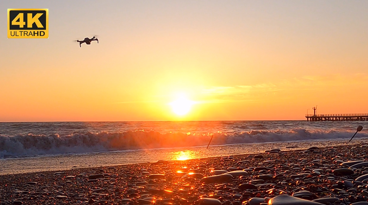 4К, море без слов!?ЛАЗАРЕВСКОЕ СЕГОДНЯ?СОЧИ. смотреть онлайн