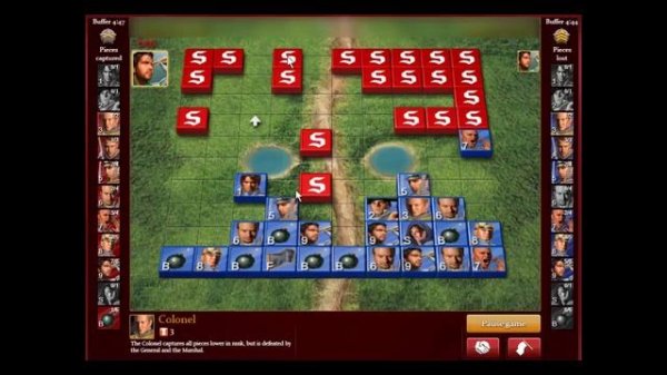 Stratego Game Analysis: Playing from Behind - 3 Major Attack Series(game 7)