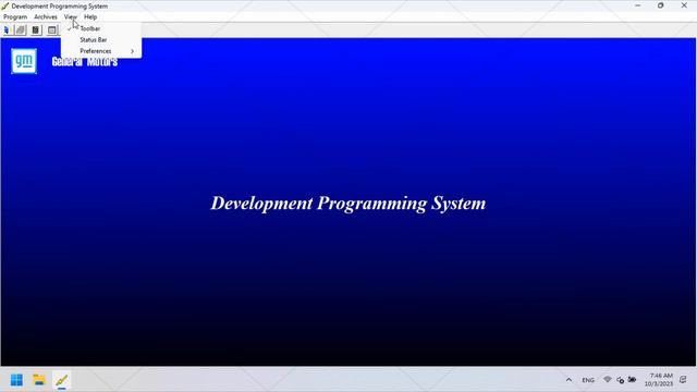 GENERAL MOTORS DEVELOPMENT PROGRAMMING SYSTEM 4.53.0000 | PRESENTATION смотреть онлайн