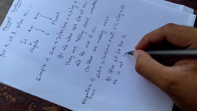 Present Continuous Tense ( English Lesson) by Da Tuition Center смотреть онлайн