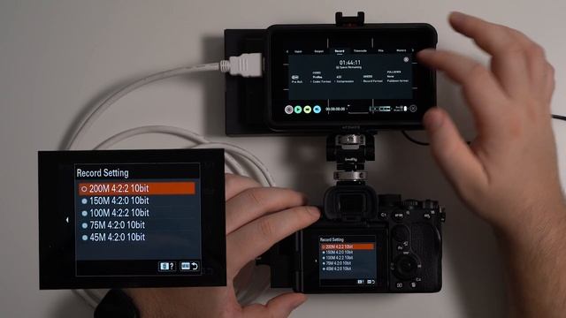 SONY FX3 | A7S3 НАСТРОЙКИ HDMI ATOMOS NINJA V NiNJA V+ Plus