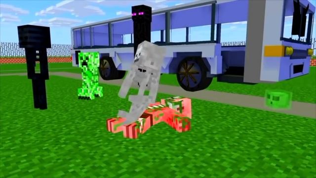 ШКОЛА МОНСТРОВ | МОНСТРЫ ДЕЛАЮТ ЗЕЛЬЕ ВИЗЕР СКЕЛЕТА | МАЙНКРАФТ АНИМАЦИЯ