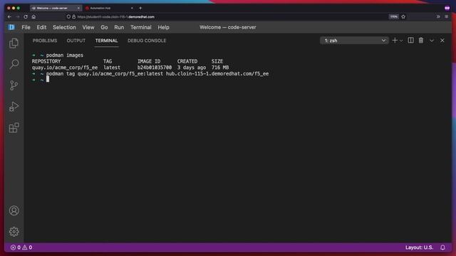 Push Execution environment images to Private automation hub смотреть онлайн