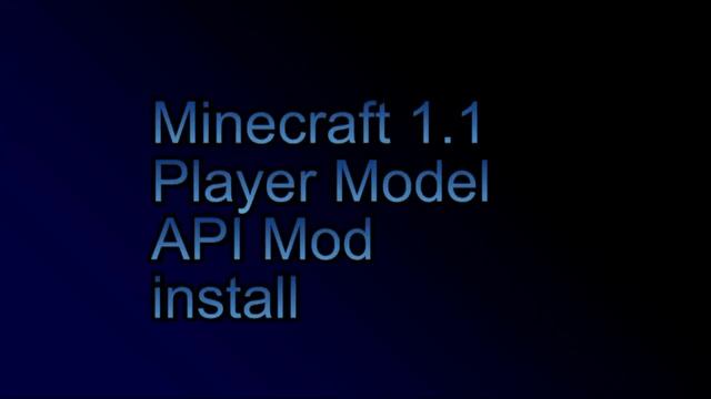 Minecraft 1.1 Gui API Mod install смотреть онлайн